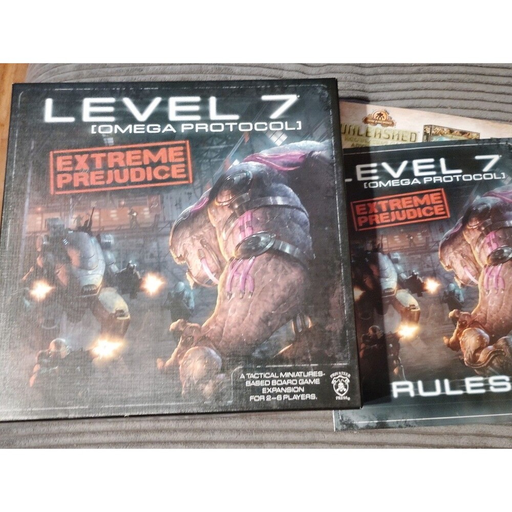 Level 7 Omega Protocol Extreme Prejudice Board Game Expansion